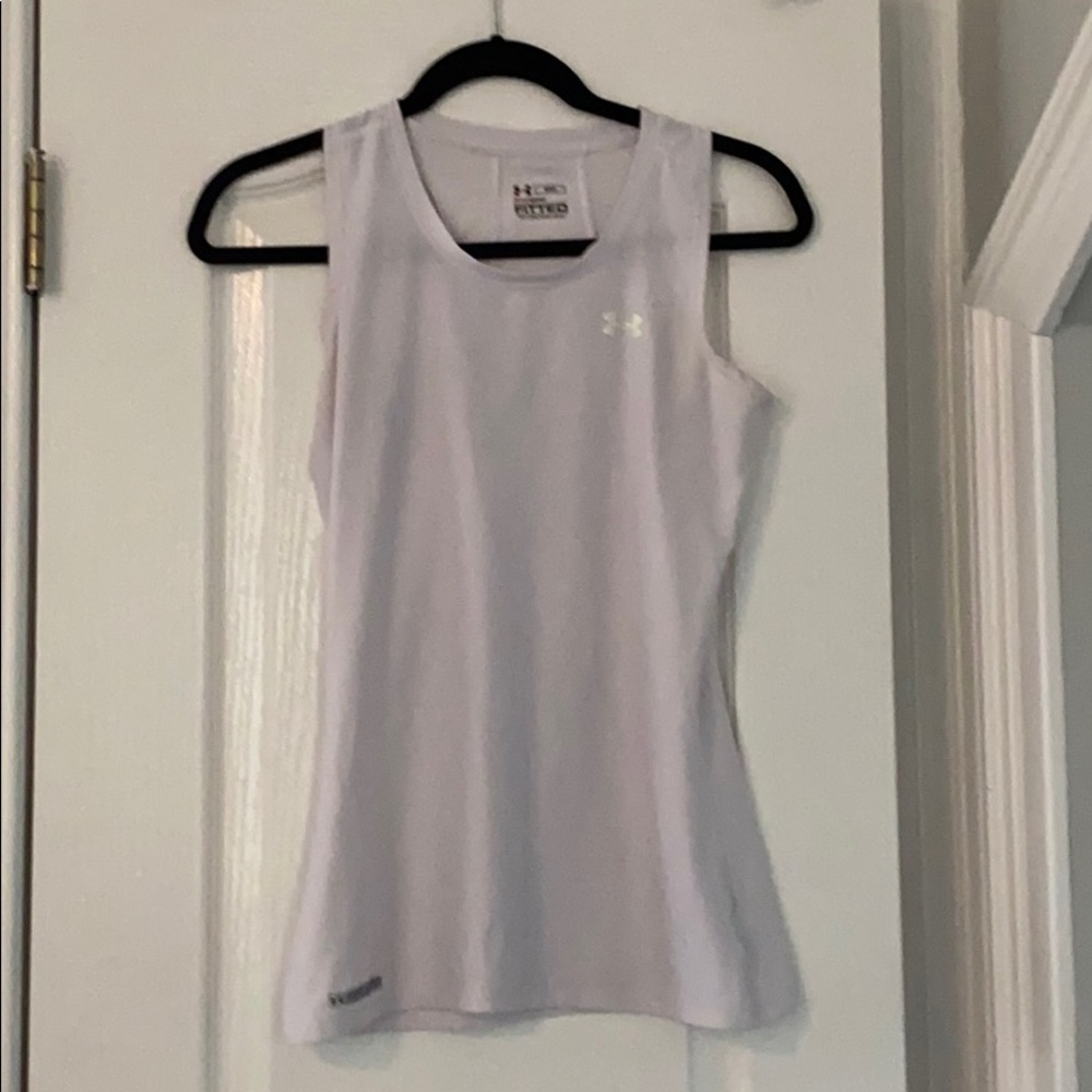Under Armour white tank